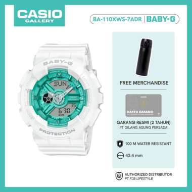 Jam Tangan Wanita Baby-G X ITZY BA-110XWS-7ADR Original Analog Digital