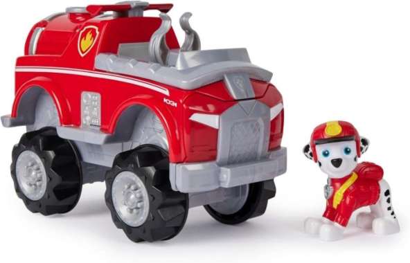 IMBEX - Mainan Paw Patrol Jungle Pups Vehicle Marshall