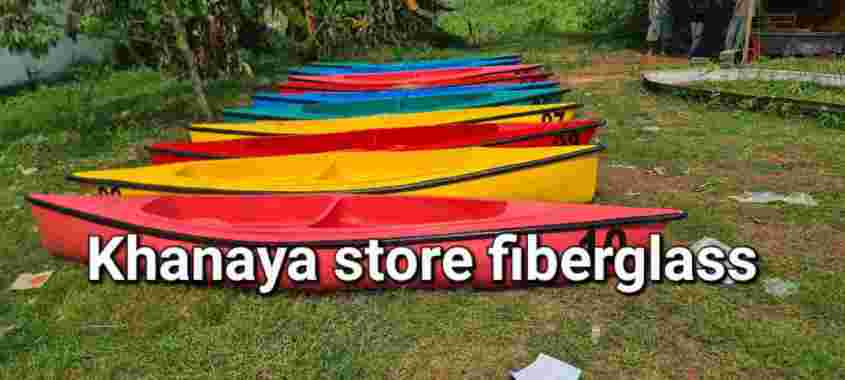 Perahu kano fiberglass,perahu fiber,perahu kano double,perahu dayung siap kirim!