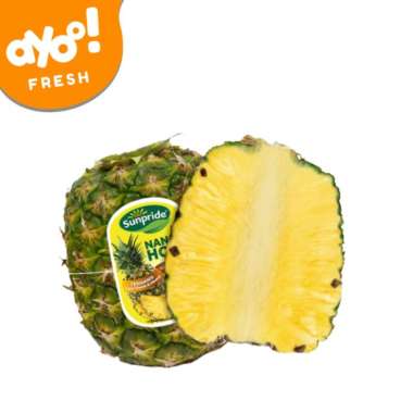 Nanas Honi Tanpa Crown Sunpride 800 g - 1000 g Per Buah