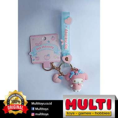 MY MELODY FAMILY PEACH SERIES KEYCHAIN 74088