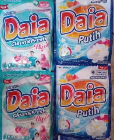 Pasti Hemat - Daia BUBUK Renceng 1000 isi 6 sachet x50g - Haaniyya Store DAIA HIJAB CLEAN