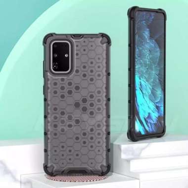 Case Samsung Galaxy A51 Clear Bees Series Honeycomb Original Case A51 Biru