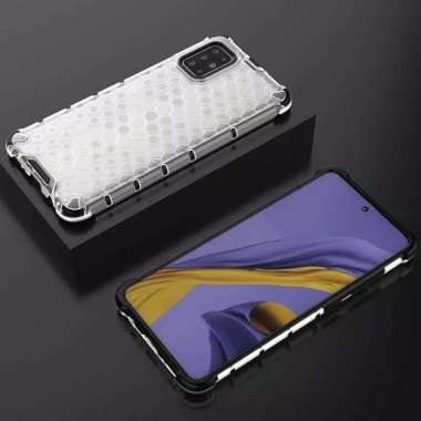 Case Samsung Galaxy A51 Clear Bees Series Honeycomb Original Case A51 Clear