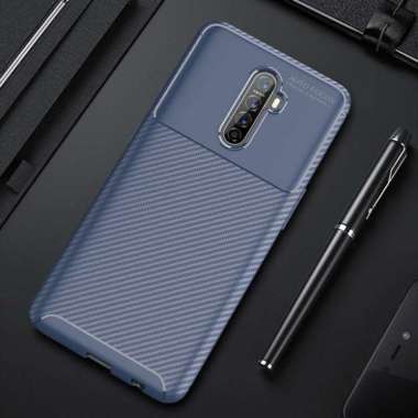 Original Shockproof Case Oppo Realme X2 Pro / Oppo Reno Ace Soft Case Realme X2 Pro / Reno Ace Biru