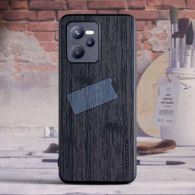 Case Realme C35 Case Aioria Bambu Pattern Original Realme C35 Case Black