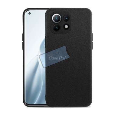 Premium Case Slim Matte Sandstone Case Xiaomi Mi 11 l 11 Lite Soft Case Mi 11 Lite Hitam