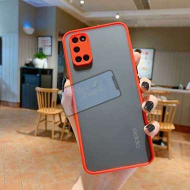 Case Realme 7 l 7 Pro Ultra Hard Soft Case Aero Frosted Matte Original Realme 7 Pro Merah