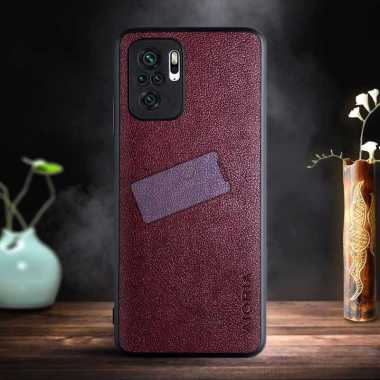 Case Xiaomi Redmi Note 10 Case Aioria Luxury Matte Original Redmi Note 10 Case Merah