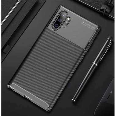 Original Case Shockproof Case Samsung Galaxy Note 10 Plus Soft Case Hitam
