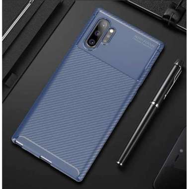 Original Case Shockproof Case Samsung Galaxy Note 10 Plus Soft Case Biru