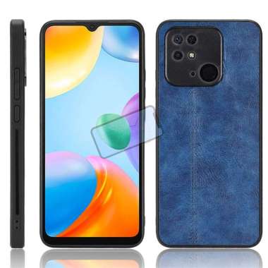 Xiaomi Redmi 10C Soft Case Luxury Premium Leather anti-shock Redmi 10C Biru