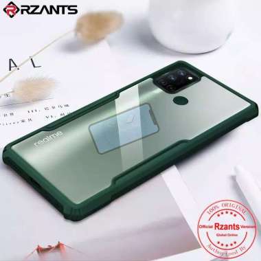 Realme 7i Rzants Original Hard Soft Bumper Case Rzants Realme C17 Hitam