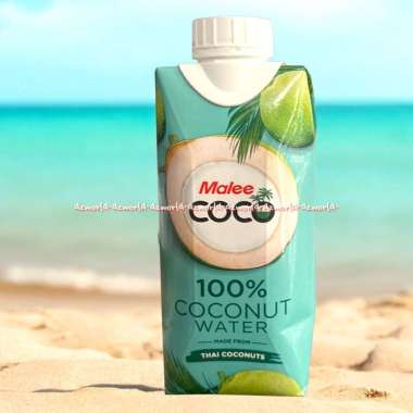 Malee Coco 330ml 100% Coconut Water Thailand Coconuts Air Kelapa Siap Minum