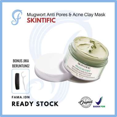 SKINTIFIC Mugwort Anti Pores & Acne Clay Mask