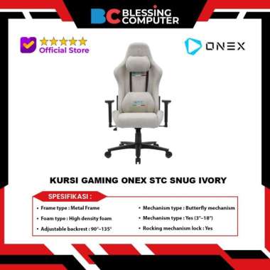 KURSI GAMING ONEX STC SNUG IVORY