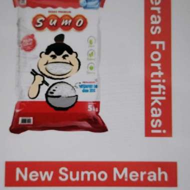 Beras cap sumo kemasan merah 5 kg