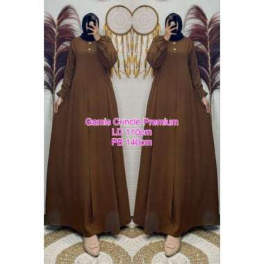 GAMIS CRINGKEL POLOS CANTIK GAMIS JUMBO & STANDARD BAHAN CRINGKEL PREMIUM YANG ADEM & NYAMAN DIPAKAI