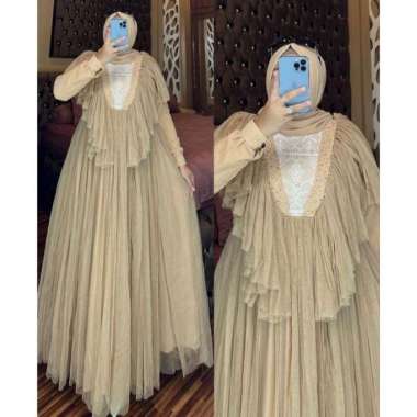 GAMIS BROKAT TILE TURKEY BRANDED OHC DRESS TILE PREMIUM SERUTY BABYDOLL MUTIARA PAYET + PURING | GAM