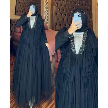 GAMIS BROKAT TILE TURKEY BRANDED OHC DRESS TILE PREMIUM SERUTY BABYDOLL MUTIARA PAYET + PURING | GAM