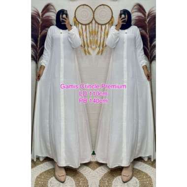GAMIS CRINGKEL POLOS CANTIK GAMIS JUMBO & STANDARD BAHAN CRINGKEL PREMIUM YANG ADEM & NYAMAN DIPAKAI