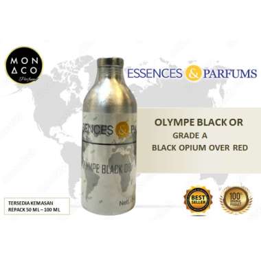 OLYMPE BLACK OR INSPIRED BLACK OPIUM OVER RED - GRADE A BY ESSENCES & PARFUMS - ASLI 100% 100 ML