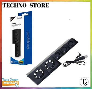Dobe Kipas Pendingin Cooling Fan PS4 Slim Vertical Stand PS 4 Pro PS4 Fat Kipas PS4 dan Charger Stik