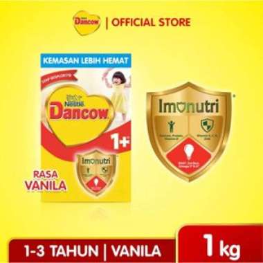 Nestle Dancow 1+/3+ Susu Pertumbuhan Rasa Vanila Box 1kg dancow 1+ vanila