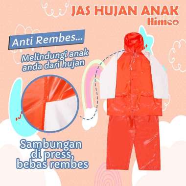 Himeo Jas Hujan Anak Training Orange hijau army