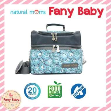 NATURAL MOMS COOLER BAG SLING COOKIE MONSTER