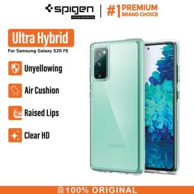CASE GALAXY S20 FE SPIGEN ULTRA HYBRID CLEAR ANTI CRACK CASING Black