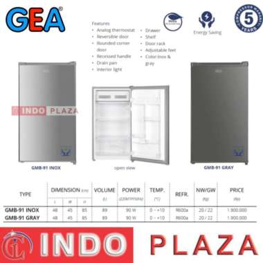 KULKAS MINI BAR PORTABLE GEA GMB-91 (Khusus Medan)