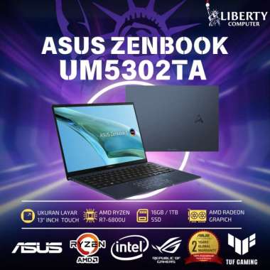 Asus Zenbook S13 OLED UM5302TA-OLEDS7111 /AMD Ryzen 7-6800U/16GB/1TB SSD/13.3″ Touch 2.8K/Win 11 Hom