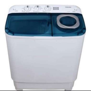Mesin cuci 2 tabung 7kg TOSHIBA VH h75mn TRANSPARAN