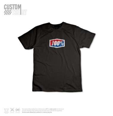 Tshirt Kaos Sablon Digital 100% One Hundred Kaos MX Tshirt MX