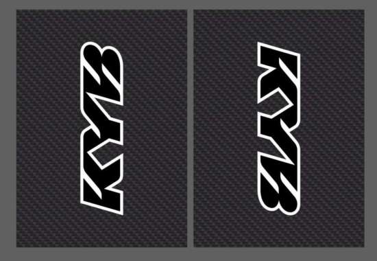 sticker fork usd carbon stiker pelindung shock depan crf klx ktm wp KYB-carbon