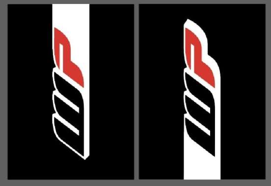 sticker fork usd carbon stiker pelindung shock depan crf klx ktm wp WP-hitam