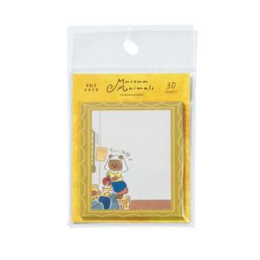 FURUKAWASHIKO Sticky Notes Museum Animals Milkmaid Bear