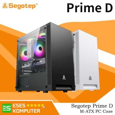 Case Segotep Prime D M-ATX Casing PC Putih