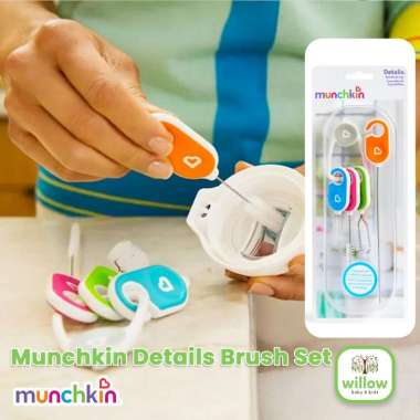 Sikat Cuci Botol - Munchkin Details Brush Set 4Pk