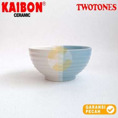 KAIBON 1pcs Bowl Dinner Ramen Ulir 6in Twotone Color Mangkok Makan Ramen 15cm 2 Warna TURKISH