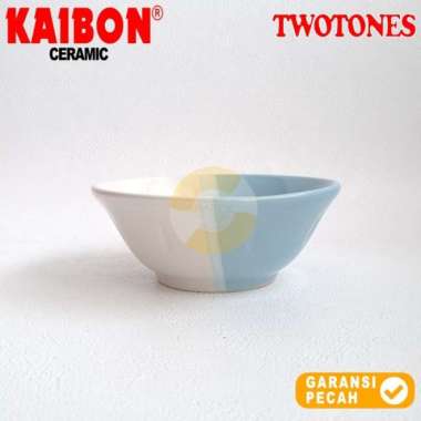 KAIBON 1pcs Bowl Dinner Jago 6,25in Twotone Mangkok Makan Mie 16cm 2 Warna TURKISH