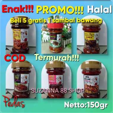 Sambal baby cumi,teri medan, Cakalang asap,bawang,Tongkol asap,Teri,ikan roa asap 150gr Ikan Roa asa