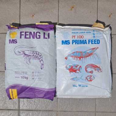 1 KARUNG SAK 10 Kg PF 1000, 800, 500, 200, 100, 0, PF 128, FF 888, FF 999 by MS PRIMA FEED Makanan P