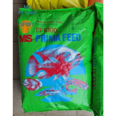 1 KARUNG SAK 10 Kg PF 1000, 800, 500, 200, 100, 0, PF 128, FF 888, FF 999 by MS PRIMA FEED Makanan P