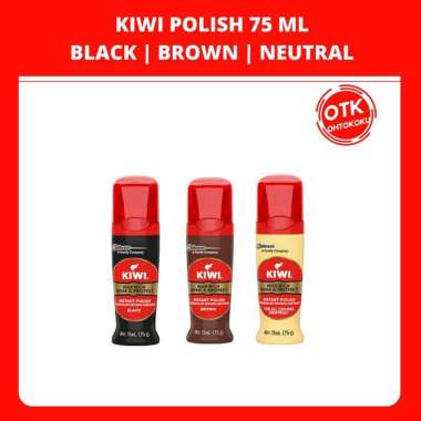 KIWI SHOE POLISH CAIR - SEMIR SEPATU PENGKILAP KASUT 75 ML Netral