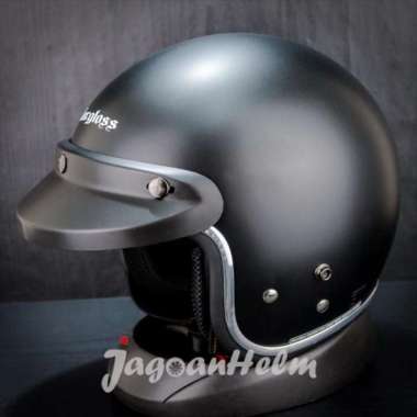 CARGLOSS HELM CFM2 LIST CHROME RETRO | BLACK DOFF | CFM 2 BOGO CARGLOS M