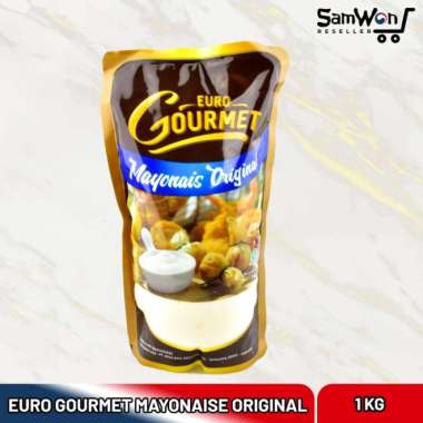 EURO GOURMET MAYONAISE Original 1 KG- Mayones Mayonnaise Pouch 1KG