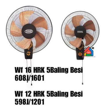 Kipas Angin HRK Dinding Besi WF 1601 16 Inch / HRK Kipas Angin WF1601