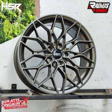 Velg mobil hrv civic mazda camry dll ring 18 pcd 5x114.3 hsr buraku bronze metalic